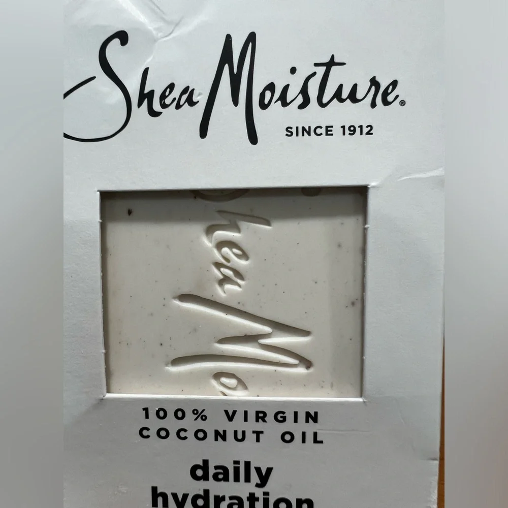 SHEA MOISTURE Calm Clearing African Black & Daily Hydration Coconut Oil Bar Soap